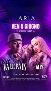 Aria Club Milano - Valepainally - 05/06/2026