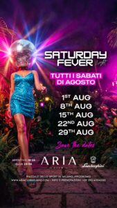 Aria Club Milano - Ognisabato - 25/07/2026